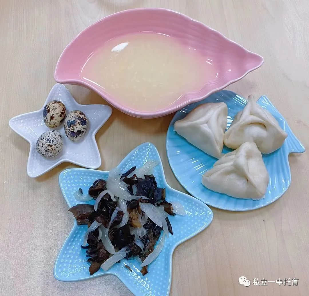 【美食有約】“科學膳食，不負美好食光”——石家莊私立第一中學附屬寶龍托育中心今日美食分享