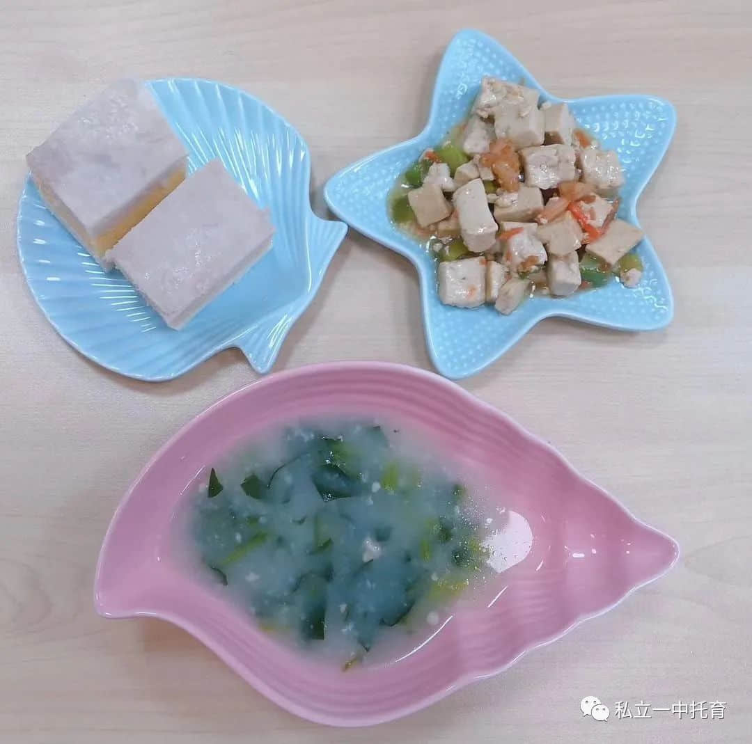 【美食有約】“科學膳食，不負美好食光”——石家莊私立第一中學附屬寶龍托育中心今日美食分享